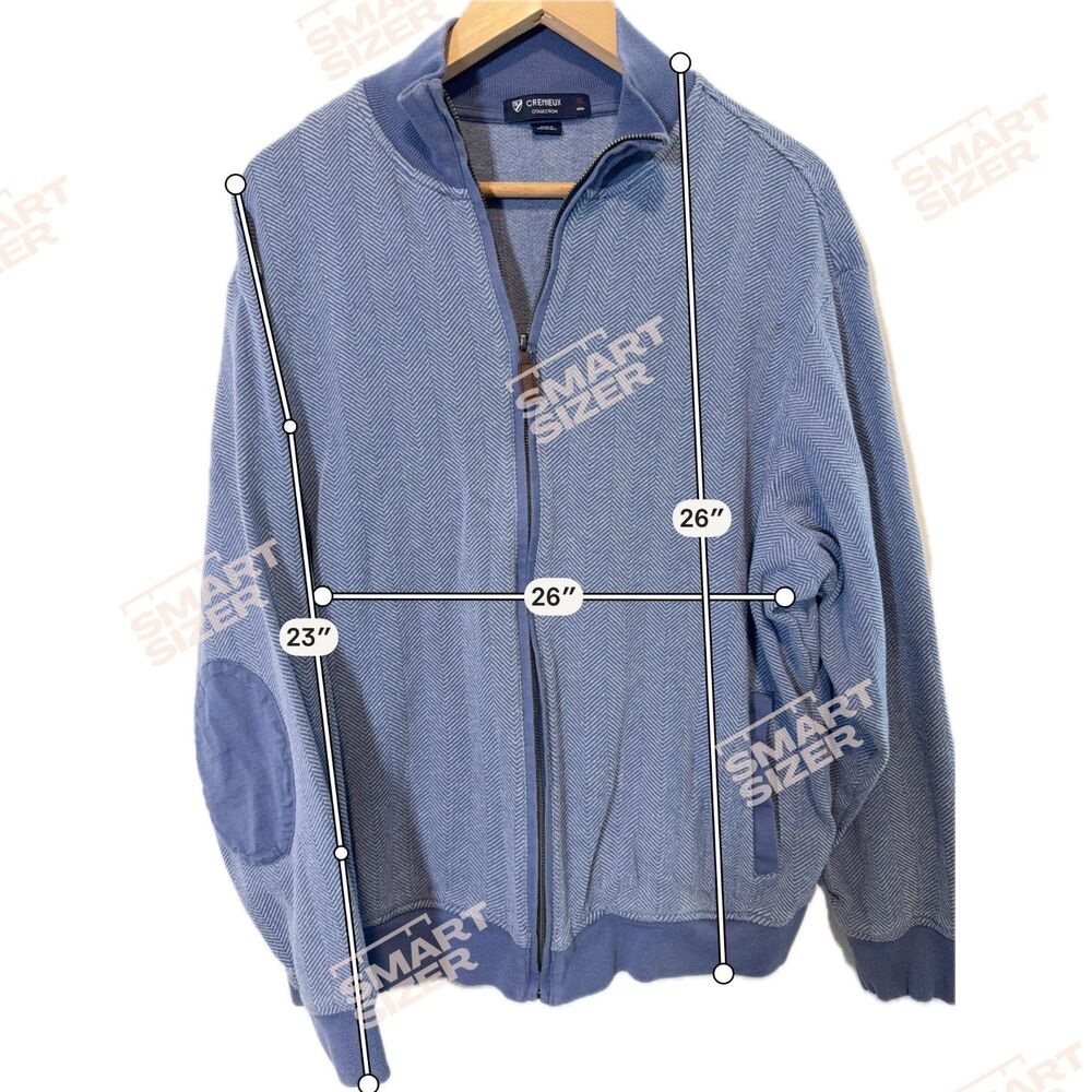 Cremieux Collection Full-Zip Sweater Jacket Size XL